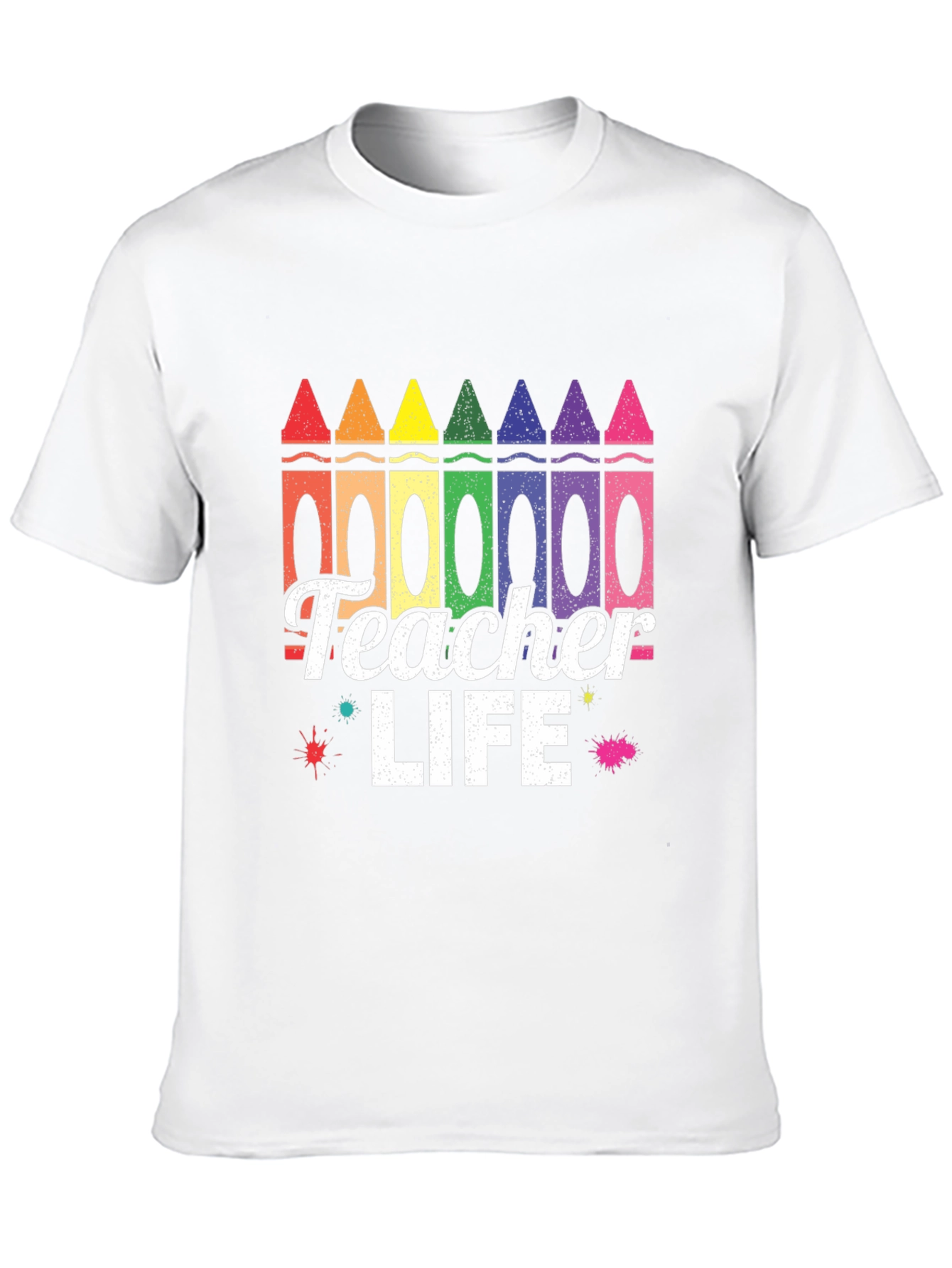 Teacher Life Crayon T-Shirt