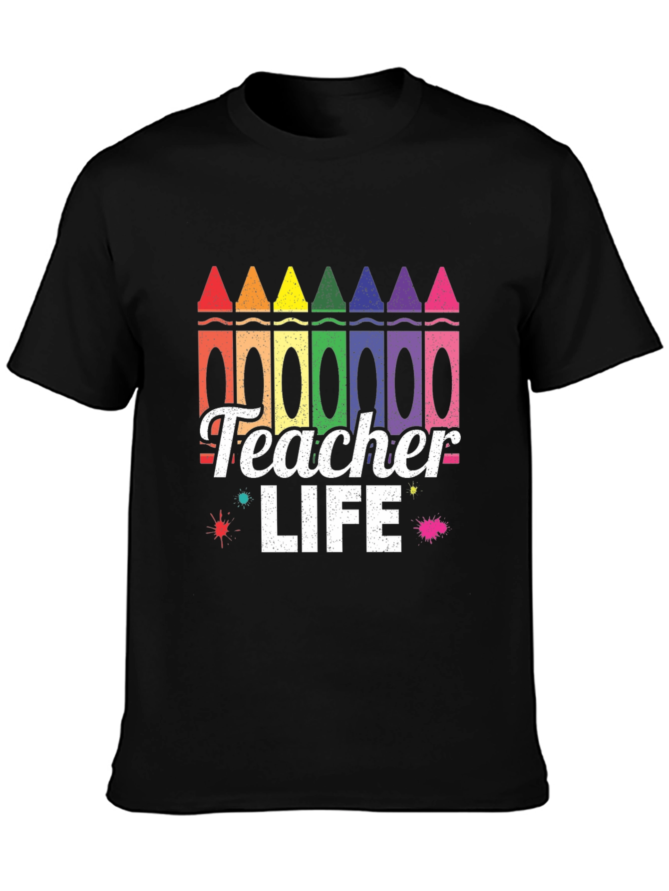 Teacher Life Crayon T-Shirt