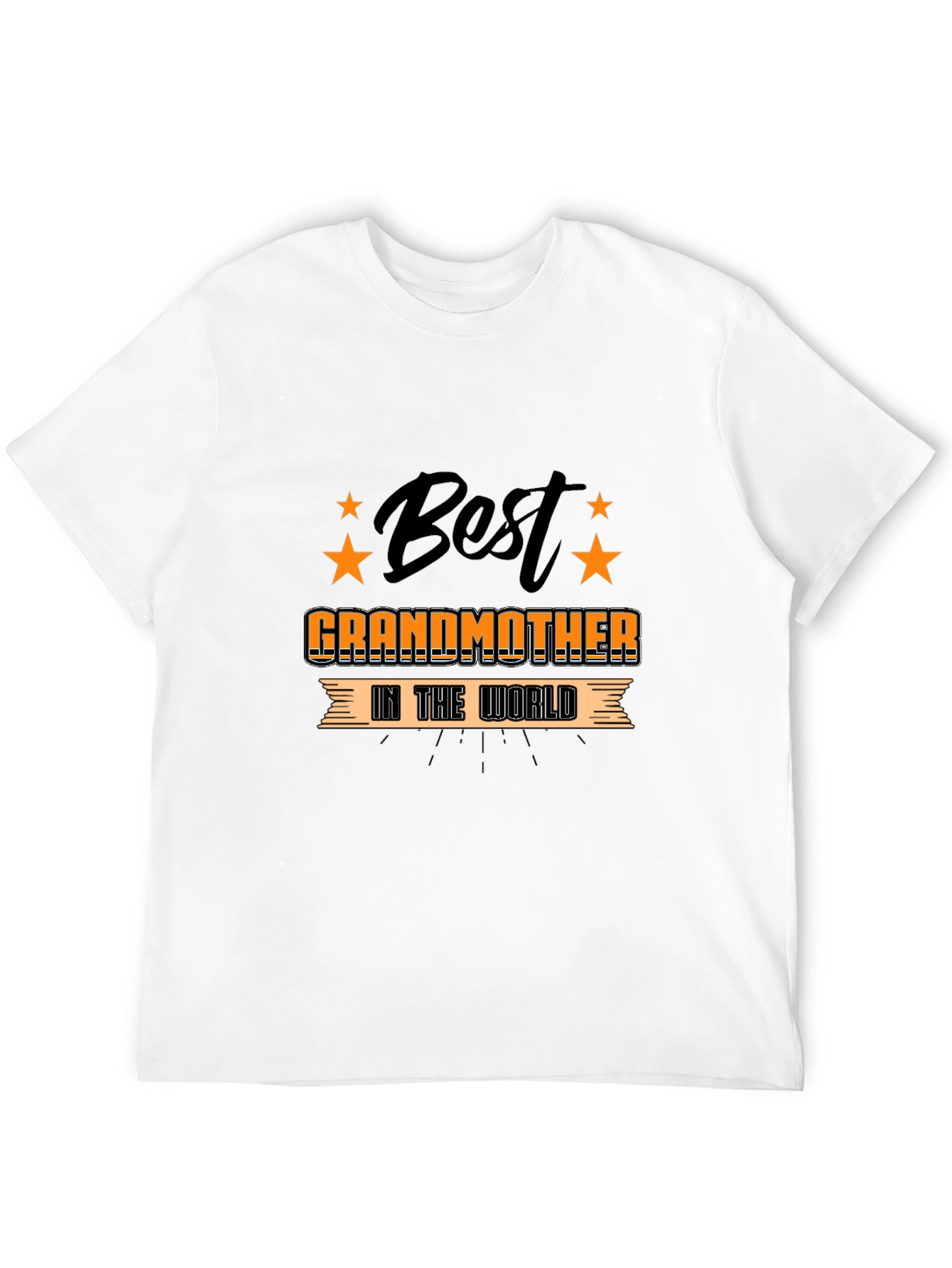 Best Grandmother in the World Black T-Shirt