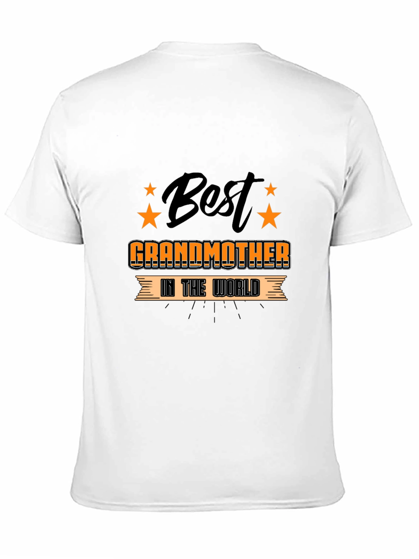 Best Grandmother in the World Black T-Shirt