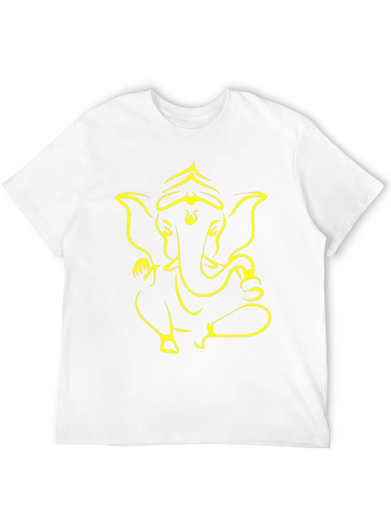 Ganesha Graphic Tee - Black Cotton Blend