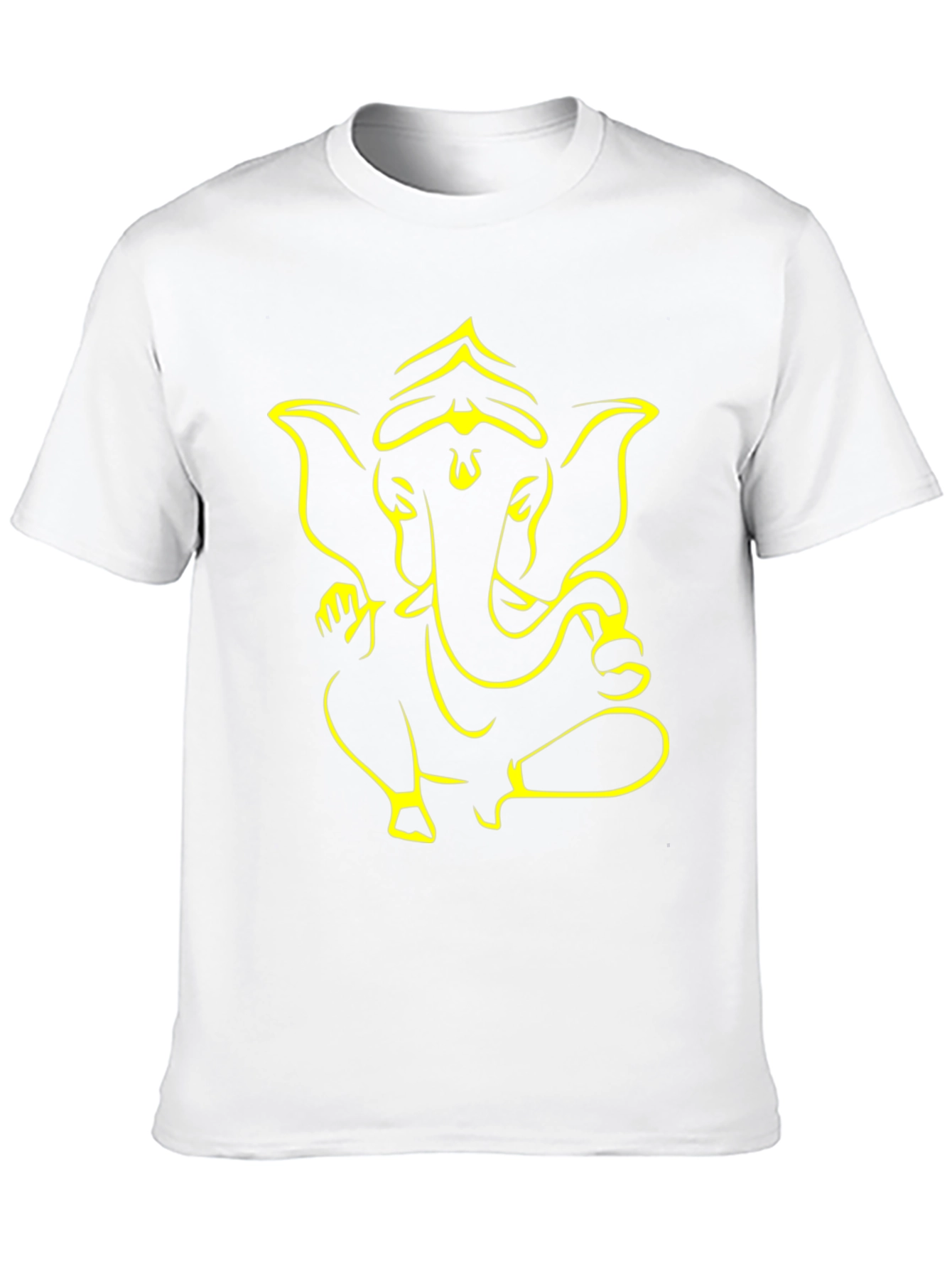 Ganesha Graphic Tee - Black Cotton Blend