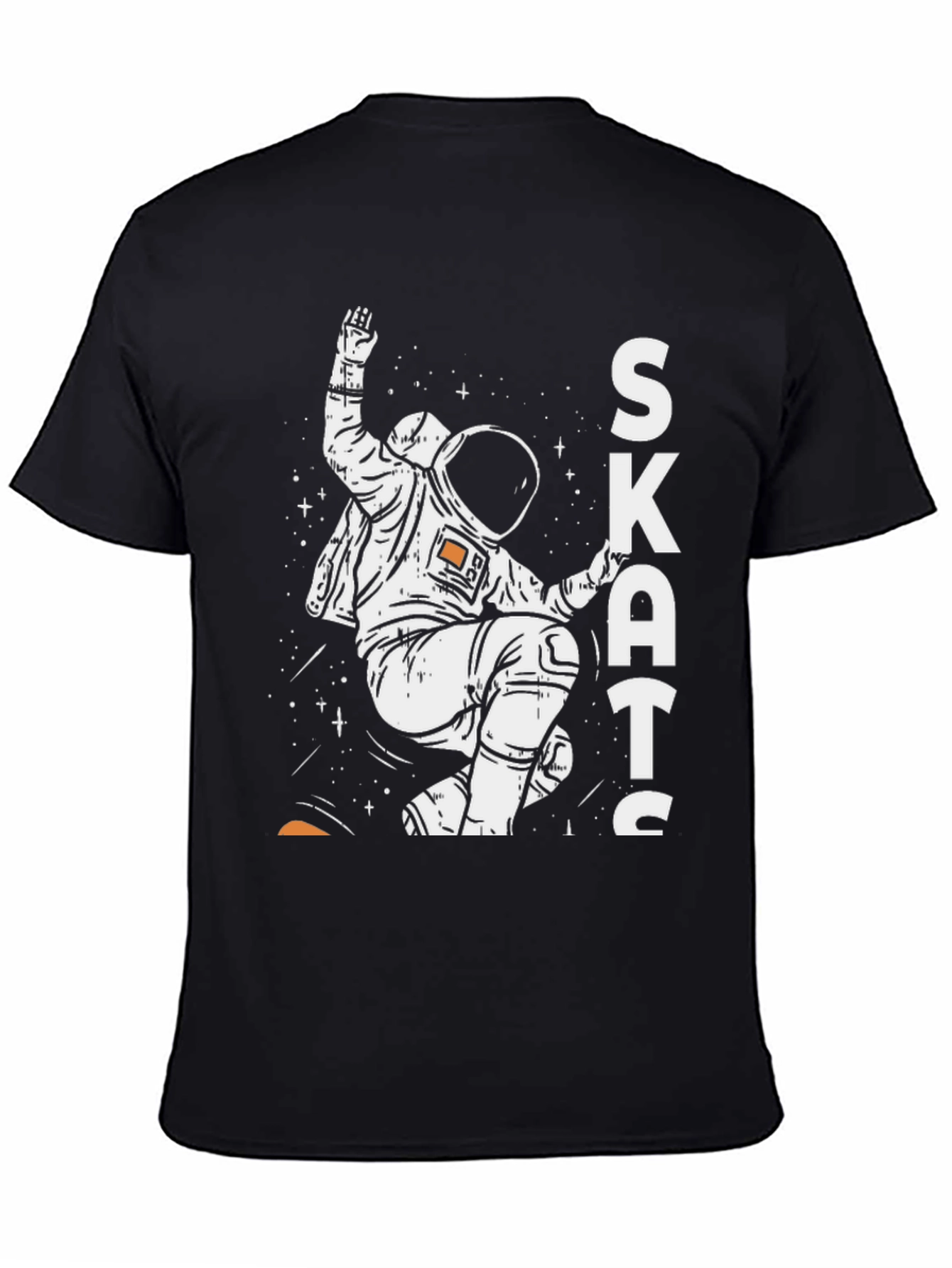 Skates Astronaut Graphic T-Shirt