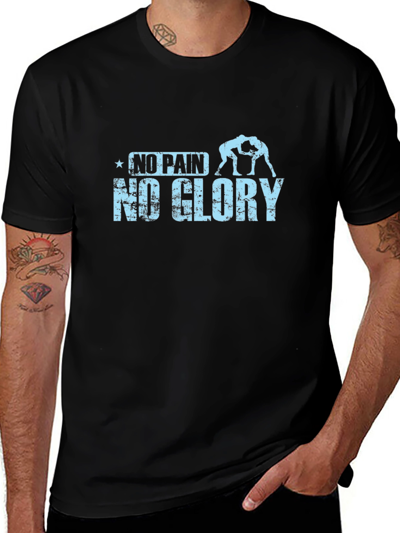 No Pain No Glory Wrestling T-Shirt