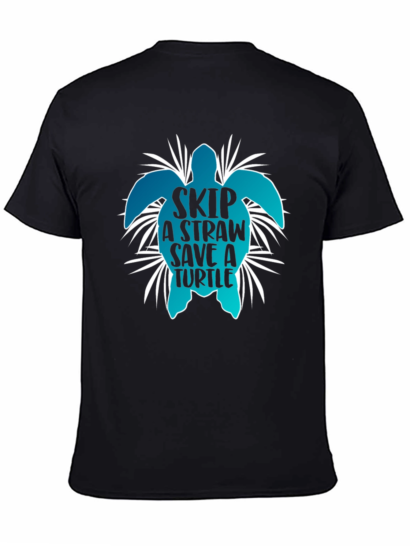 Skip a Straw Save a Turtle Graphic Tee