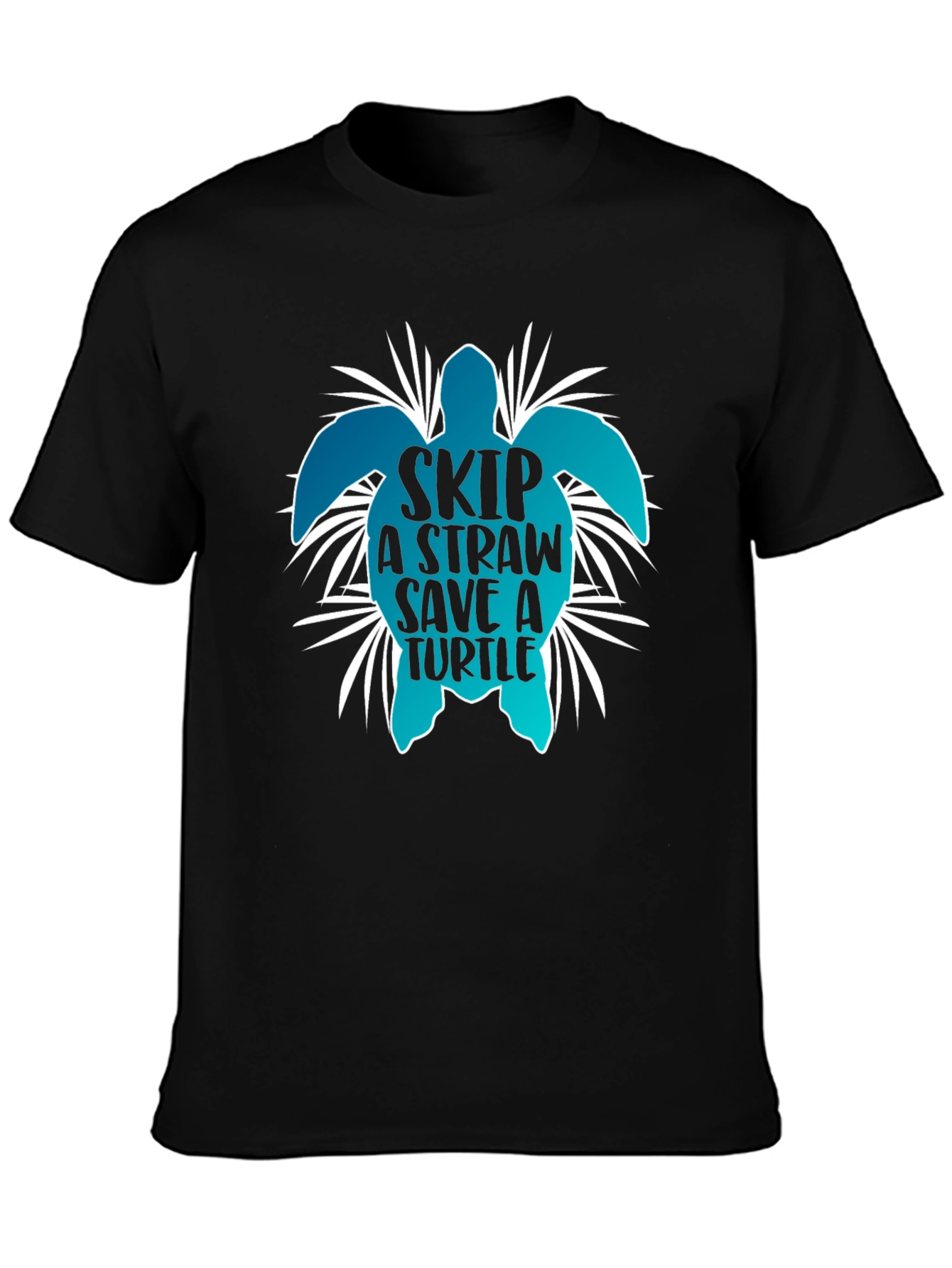 Skip a Straw Save a Turtle Graphic Tee