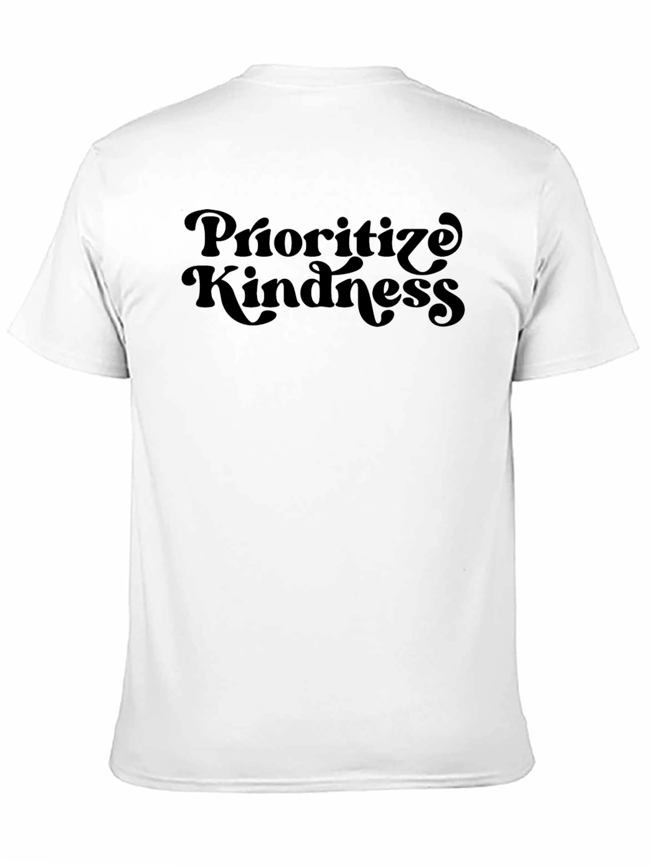 Prioritize Kindness Black Graphic Tee