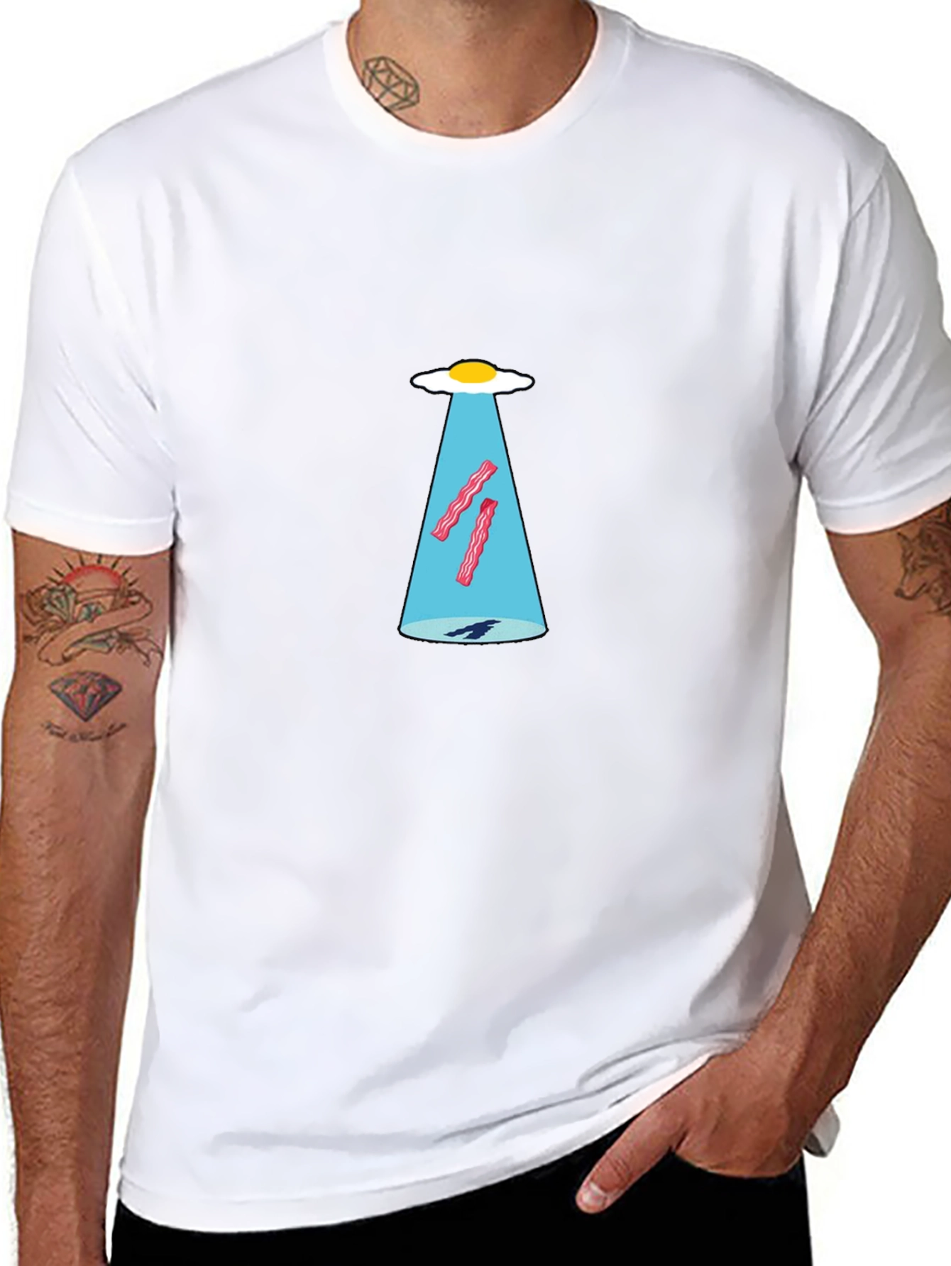 Breakfast Abduction T-Shirt