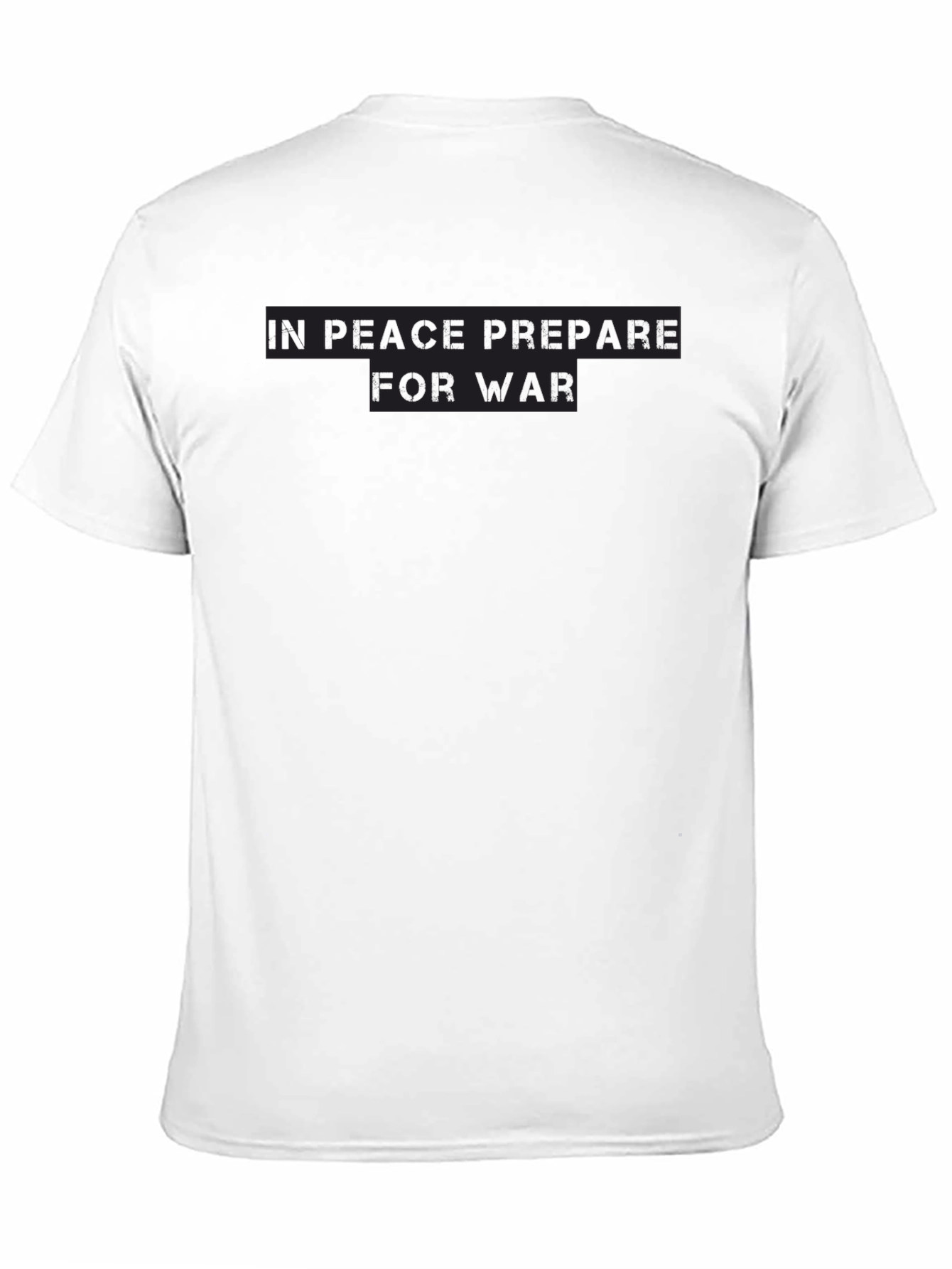 In Peace Prepare For War Black T-Shirt