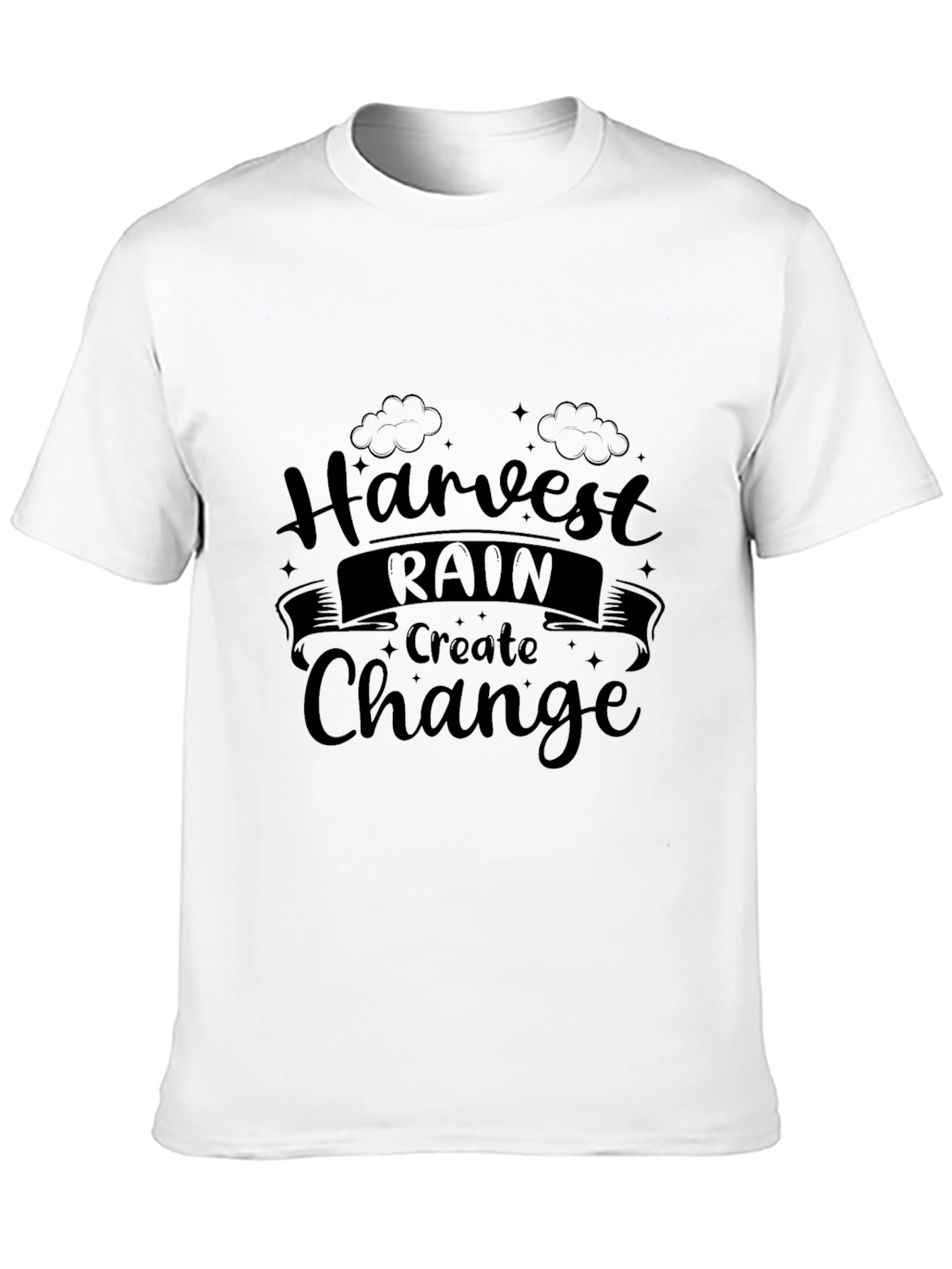 Harvest Rain Change Black Graphic Tee