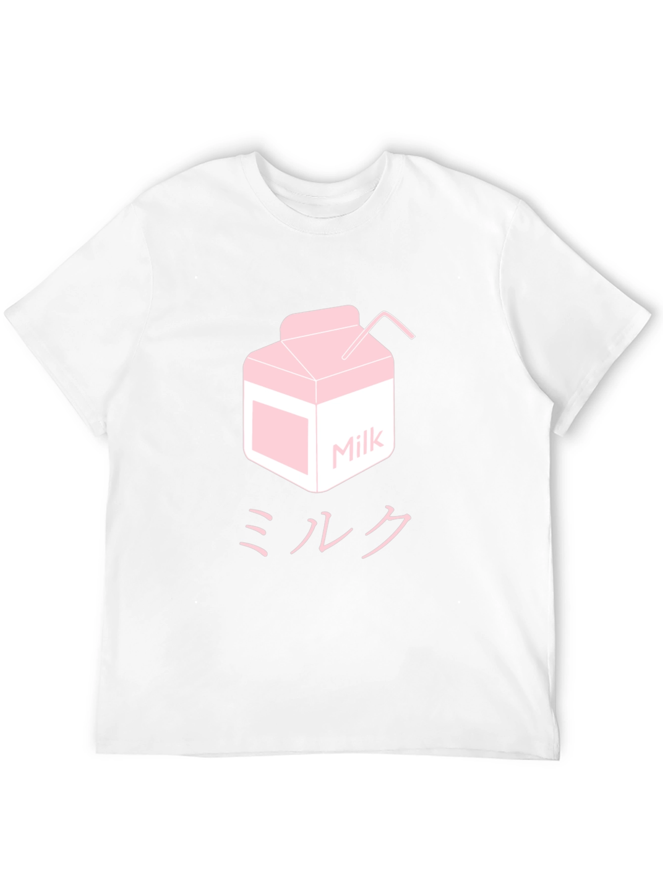 Milk Carton Graphic T-Shirt - Cute Anime Style