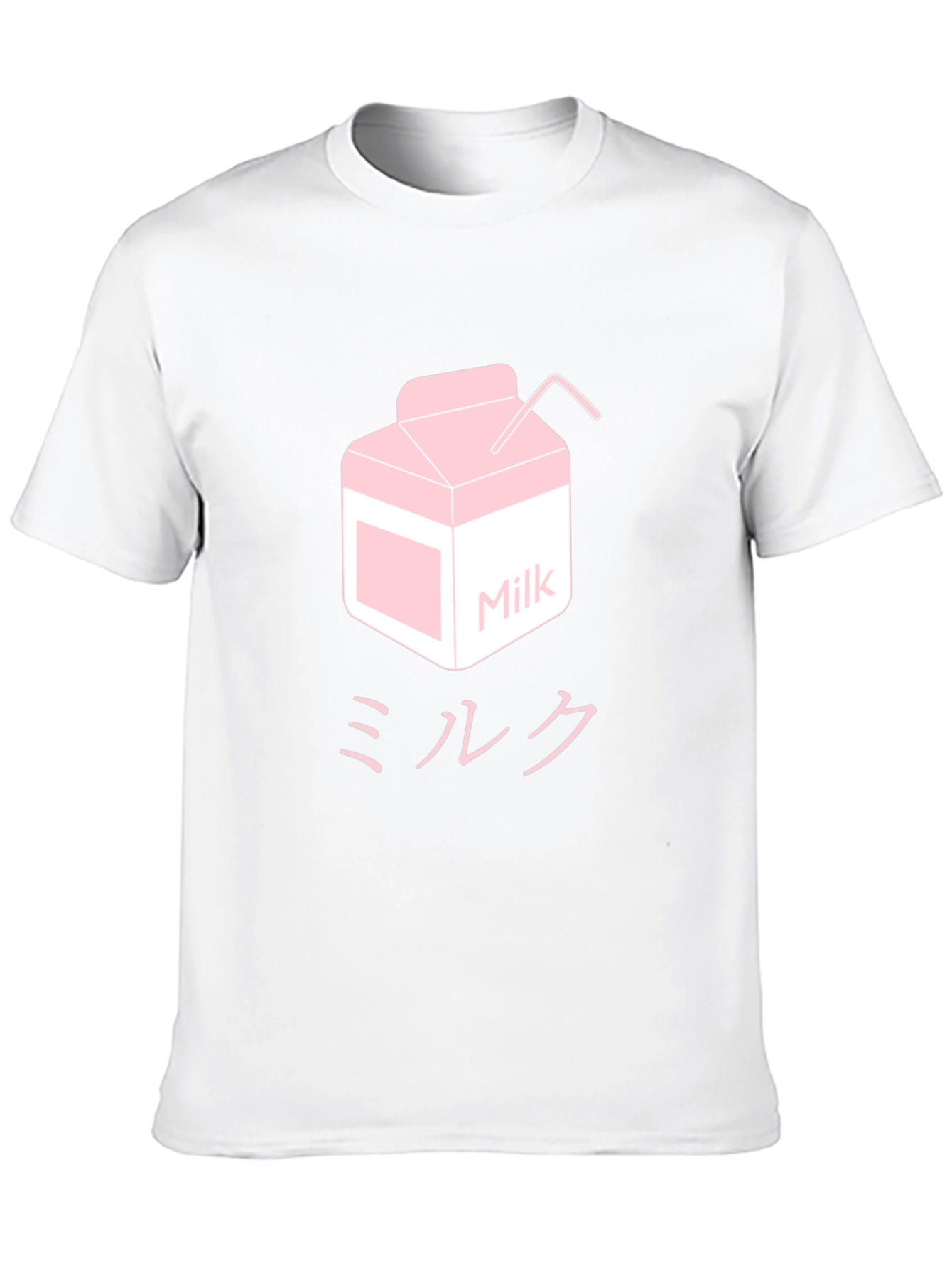 Milk Carton Graphic T-Shirt - Cute Anime Style