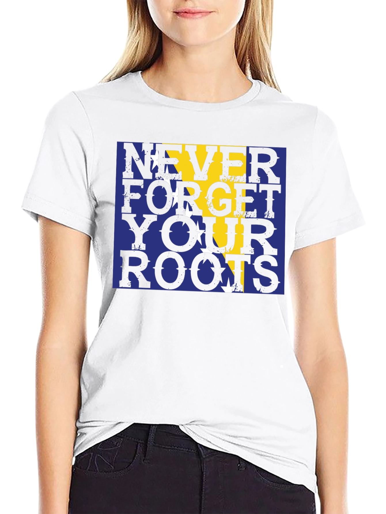 Never Forget Your Roots Bosnia Flag T-Shirt