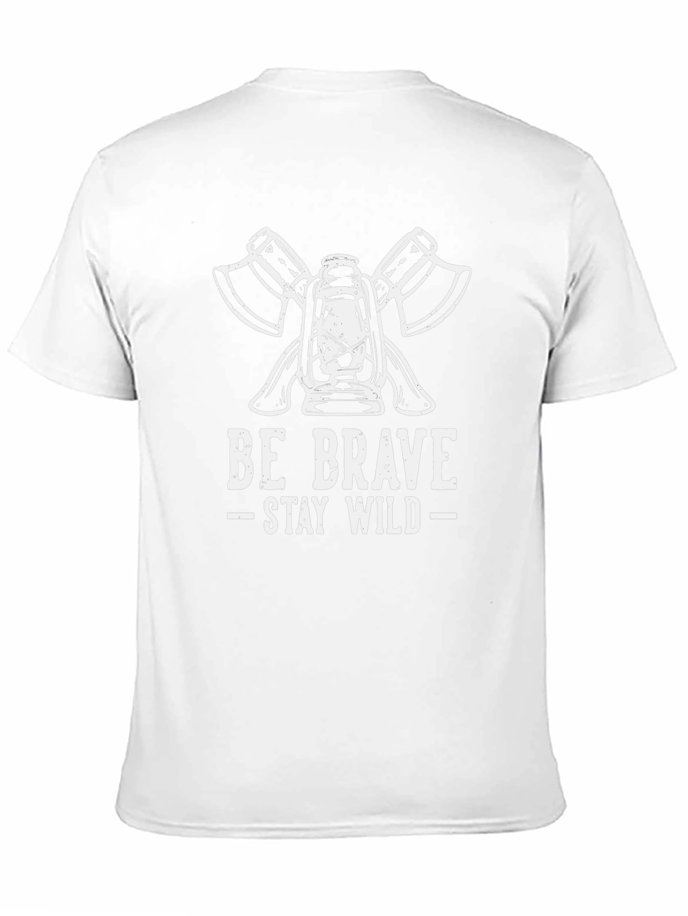 Be Brave Stay Wild Lantern & Axe Graphic Tee