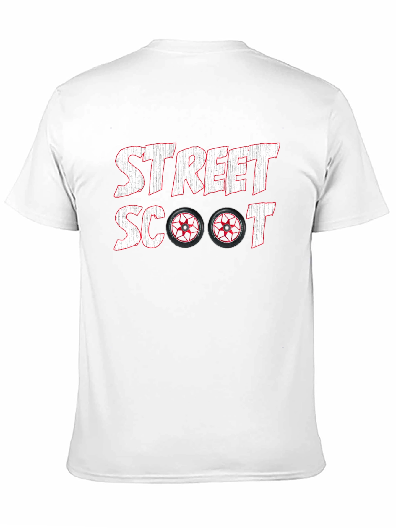 Street Scoot T-Shirt - Red Wheels