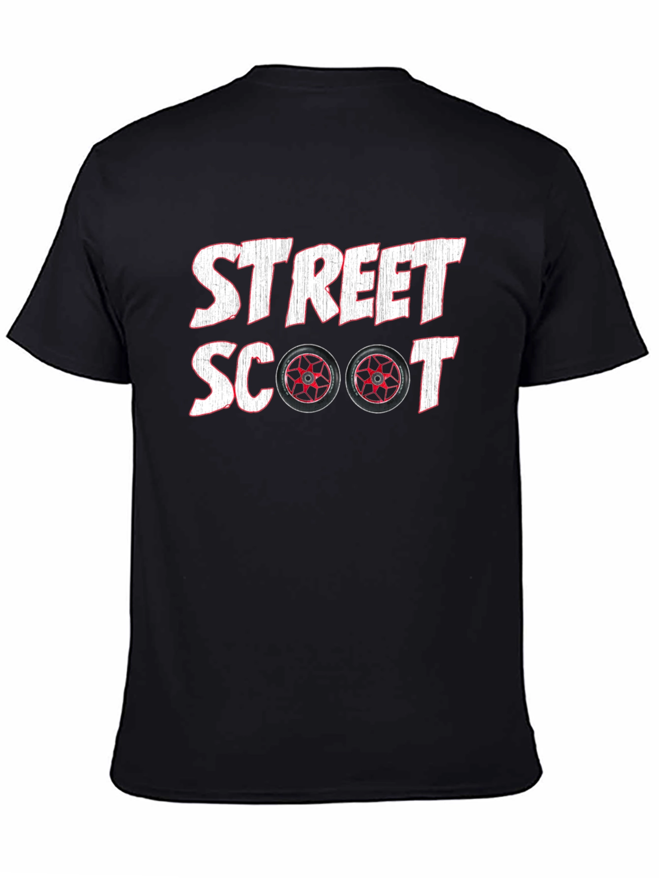 Street Scoot T-Shirt - Red Wheels