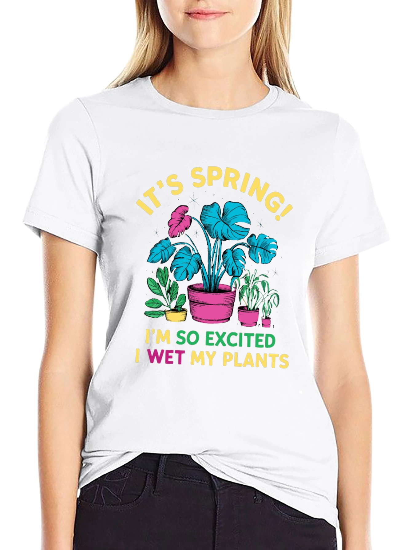 Its Spring! I Wet My Plants Graphic Tee