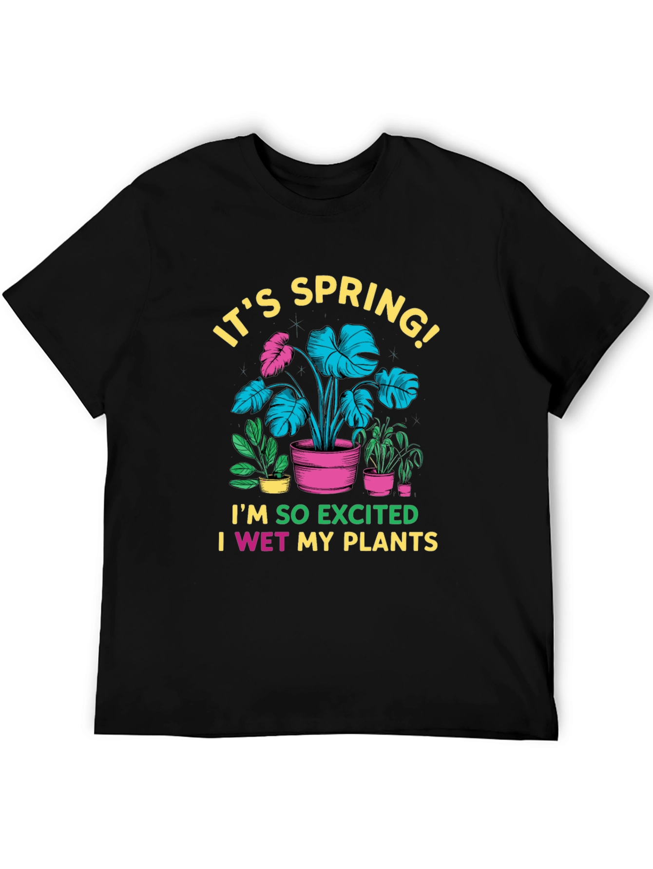 Its Spring! I Wet My Plants Graphic Tee
