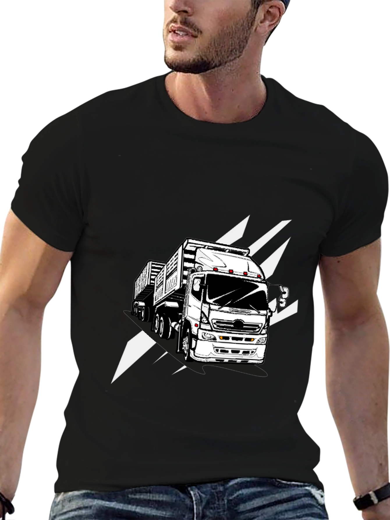 Truck Graphic Tee - Black