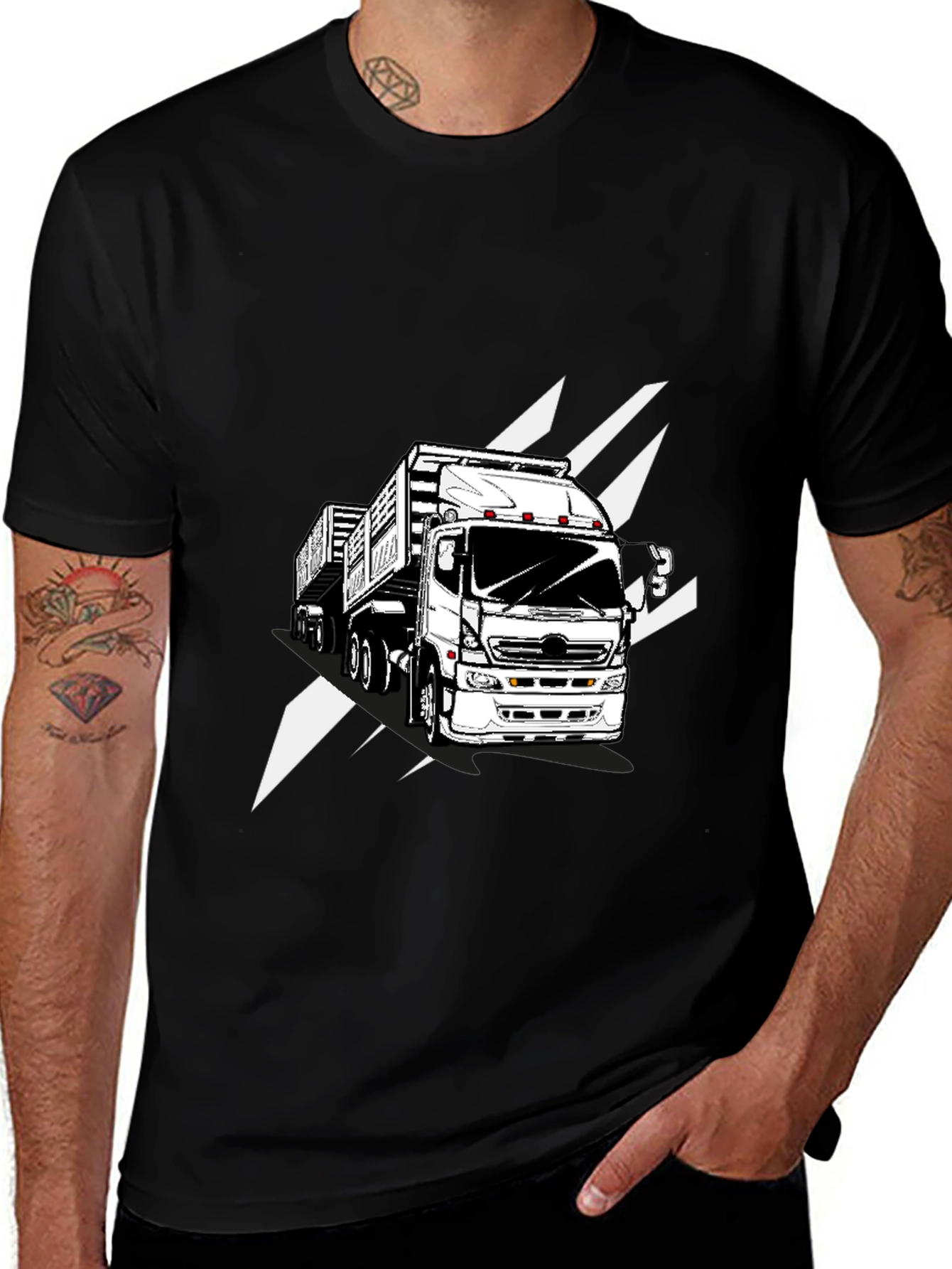 Truck Graphic Tee - Black