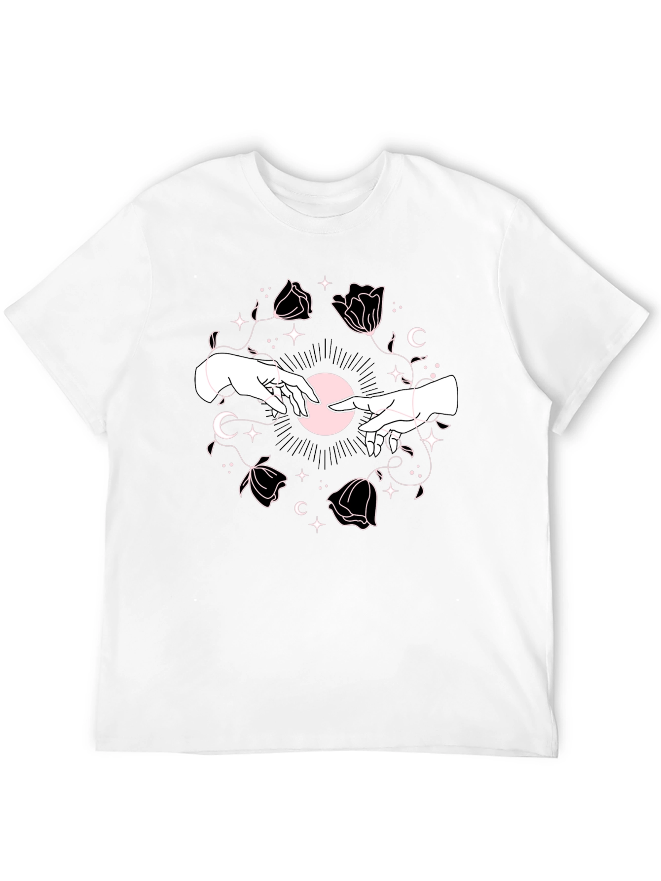 Mystic Hands Graphic Tee - Black Unisex T-Shirt