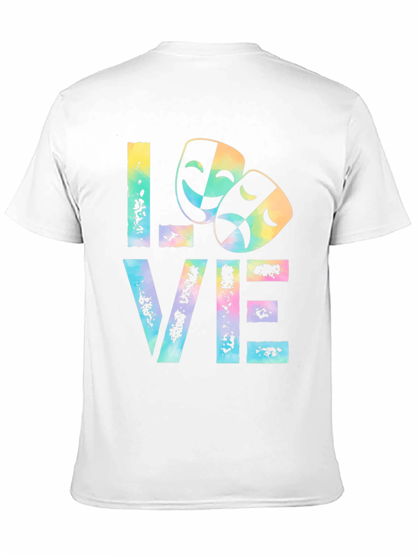 Drama Masks LOVE T-Shirt Theater Lover Tee