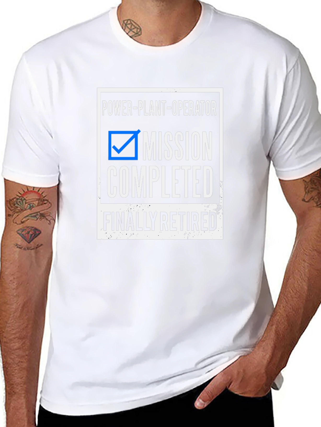 Power Plant Operator Retired T-Shirt