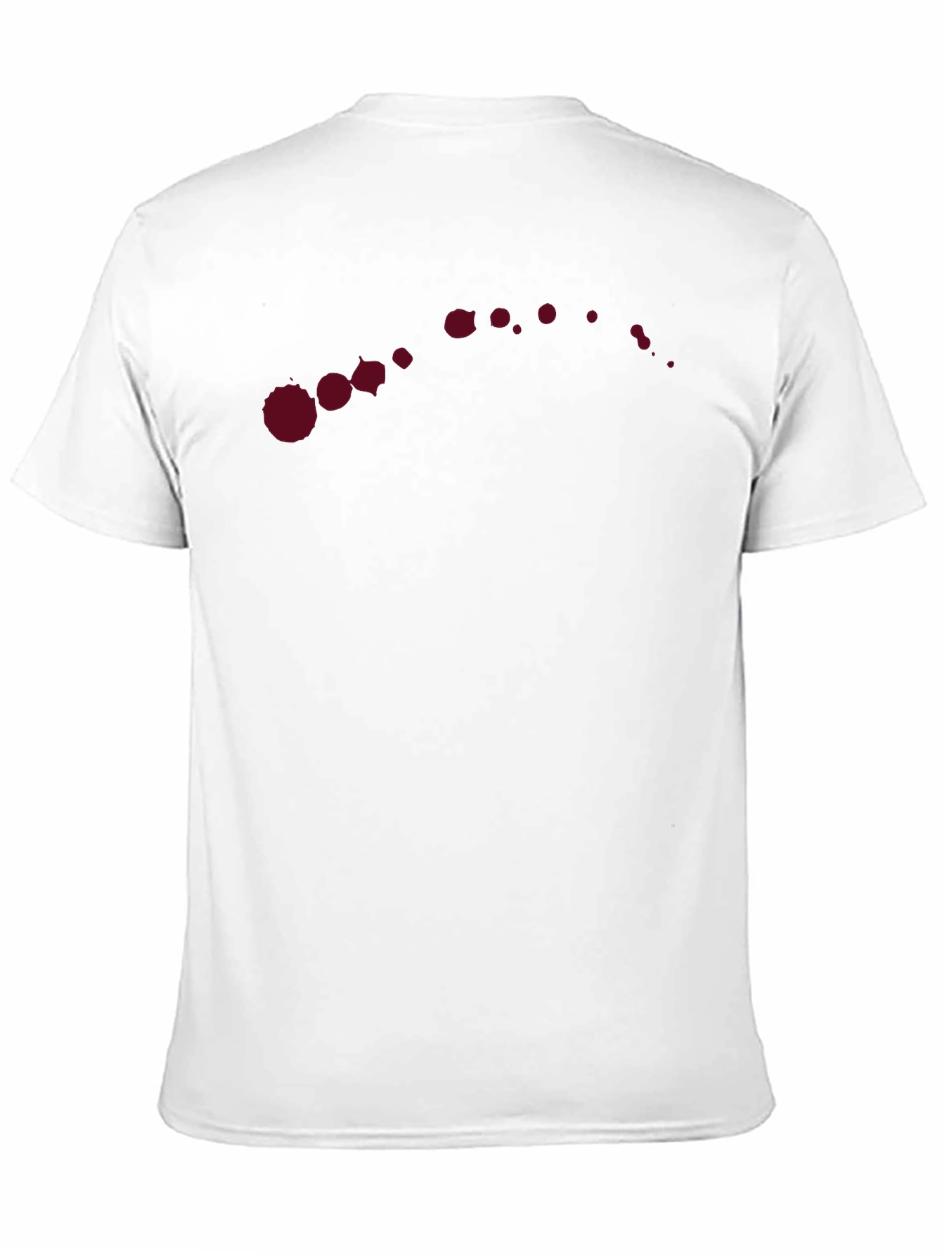 Modern Maroon Splatter T-Shirt