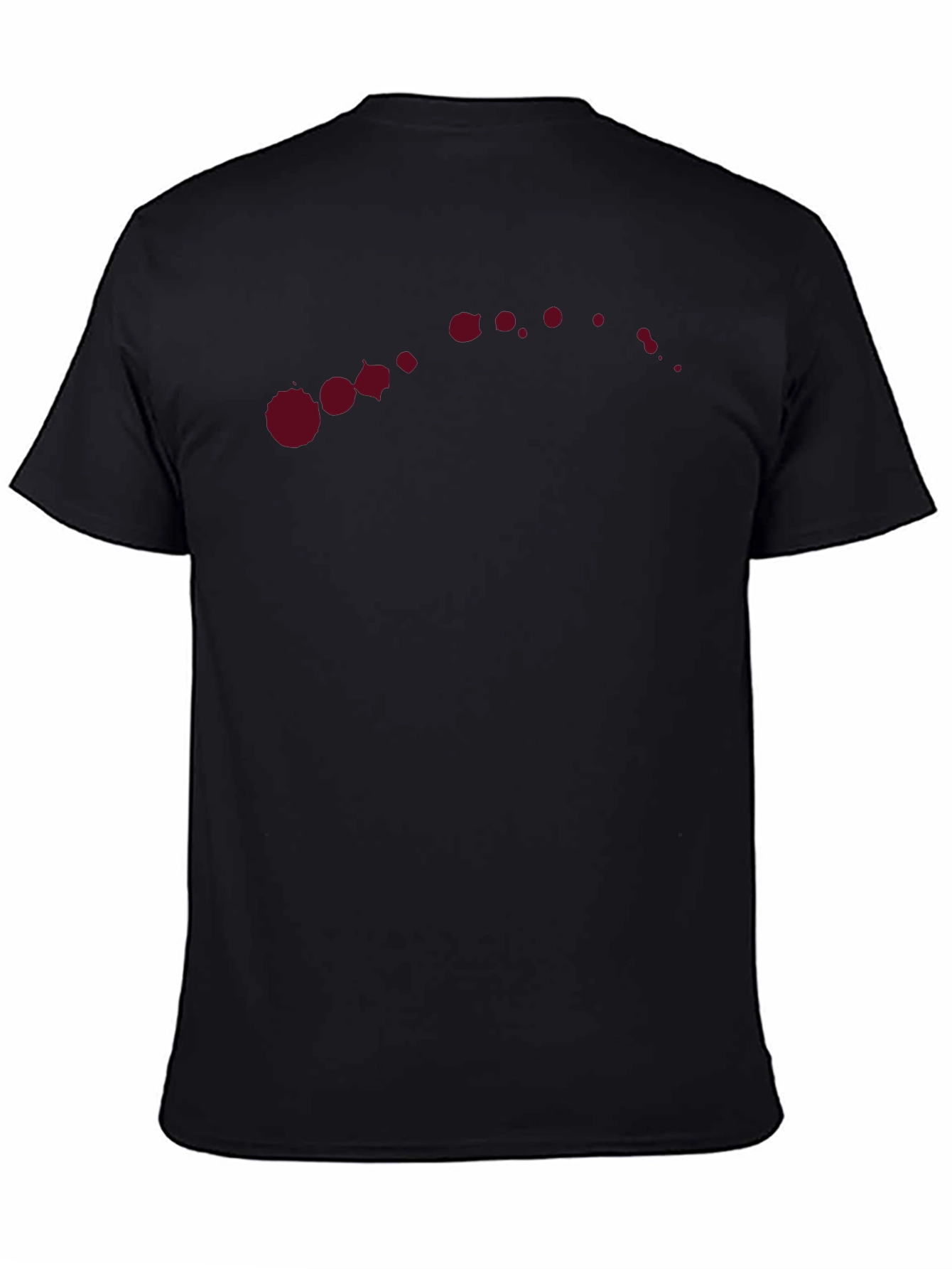 Modern Maroon Splatter T-Shirt