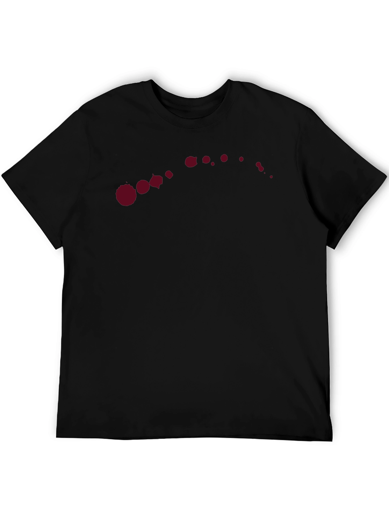 Modern Maroon Splatter T-Shirt
