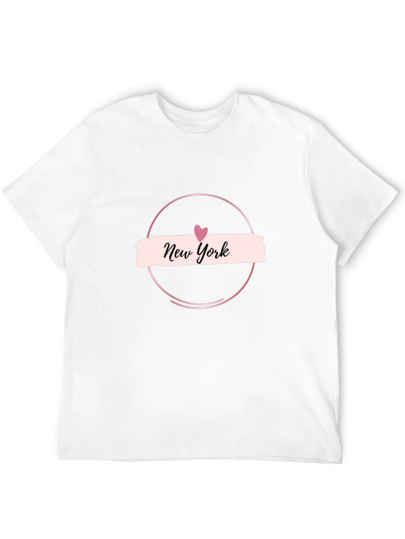 New York Heart Graphic Black T-Shirt