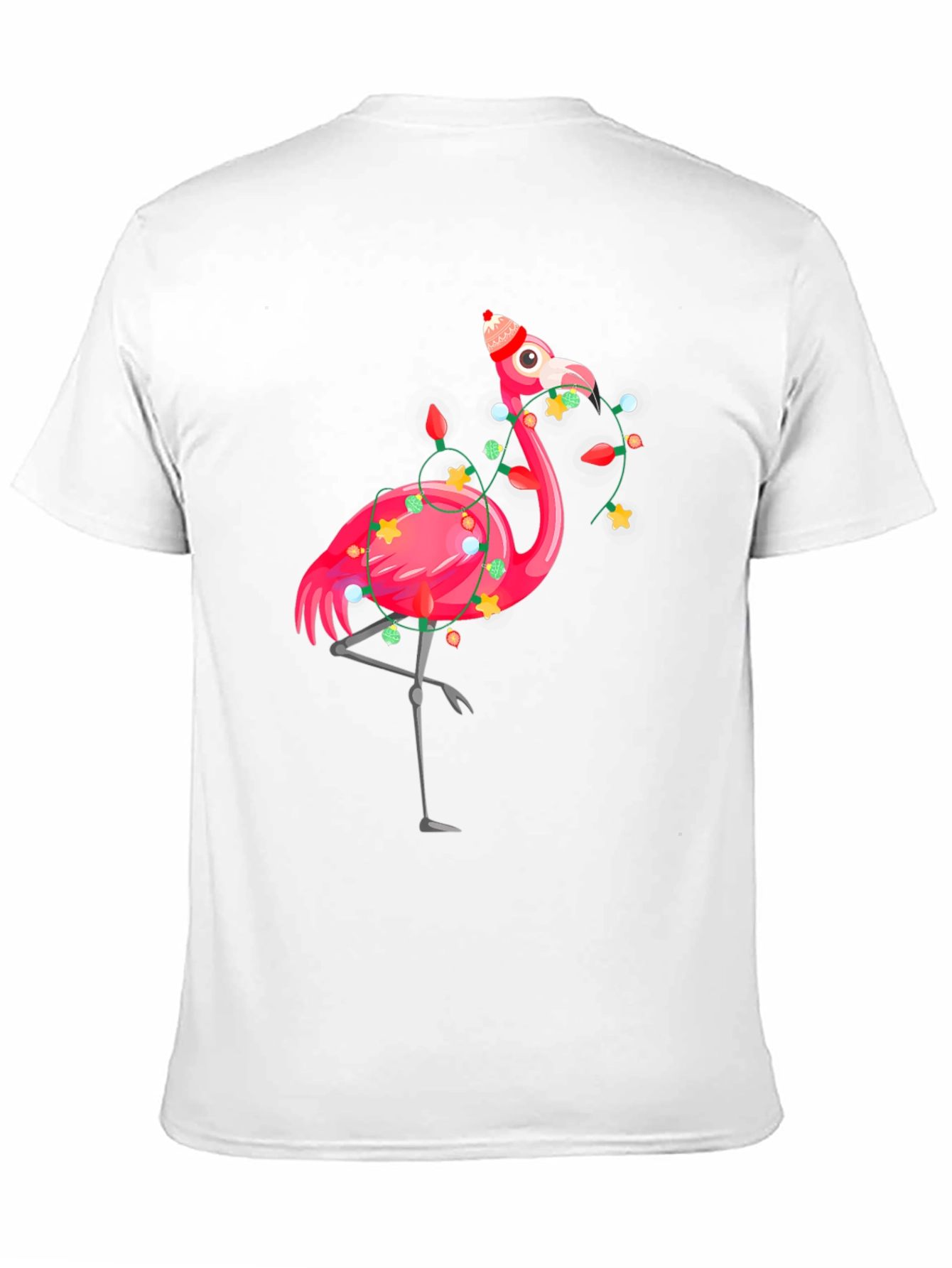 Festive Flamingo T-Shirt - Holiday Edition