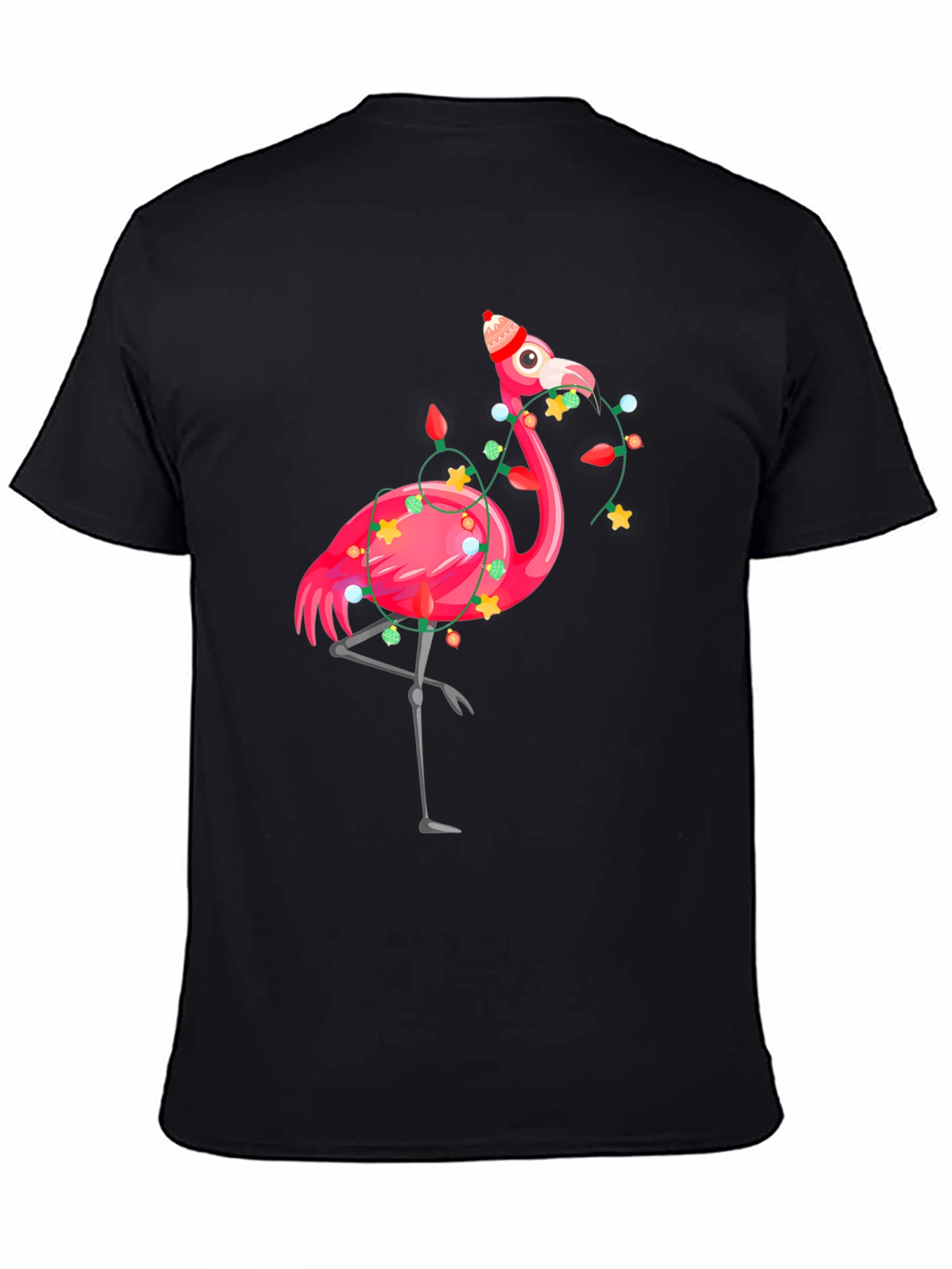 Festive Flamingo T-Shirt - Holiday Edition