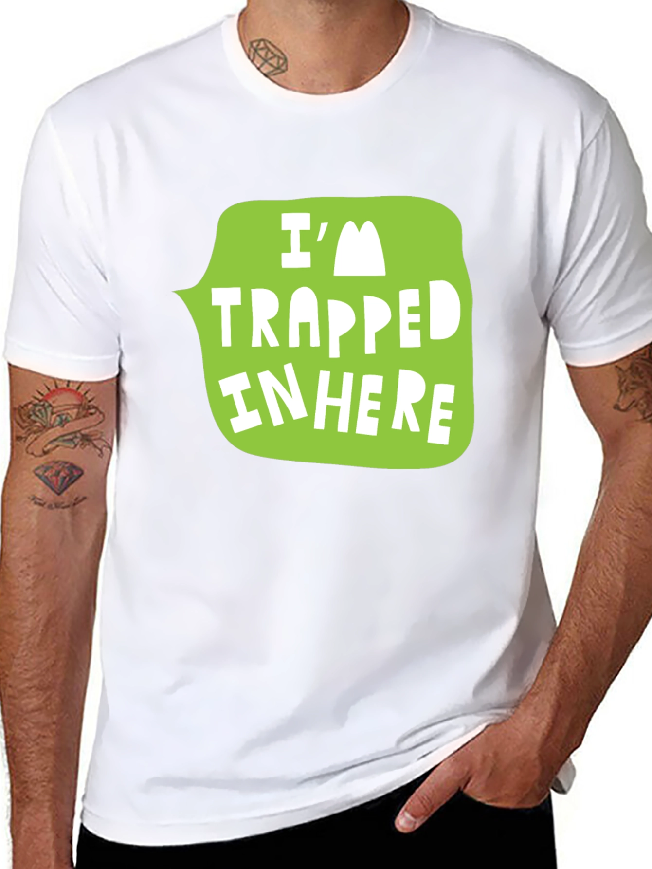Trapped In Here Graphic Tee - Funny Novelty Shirt
