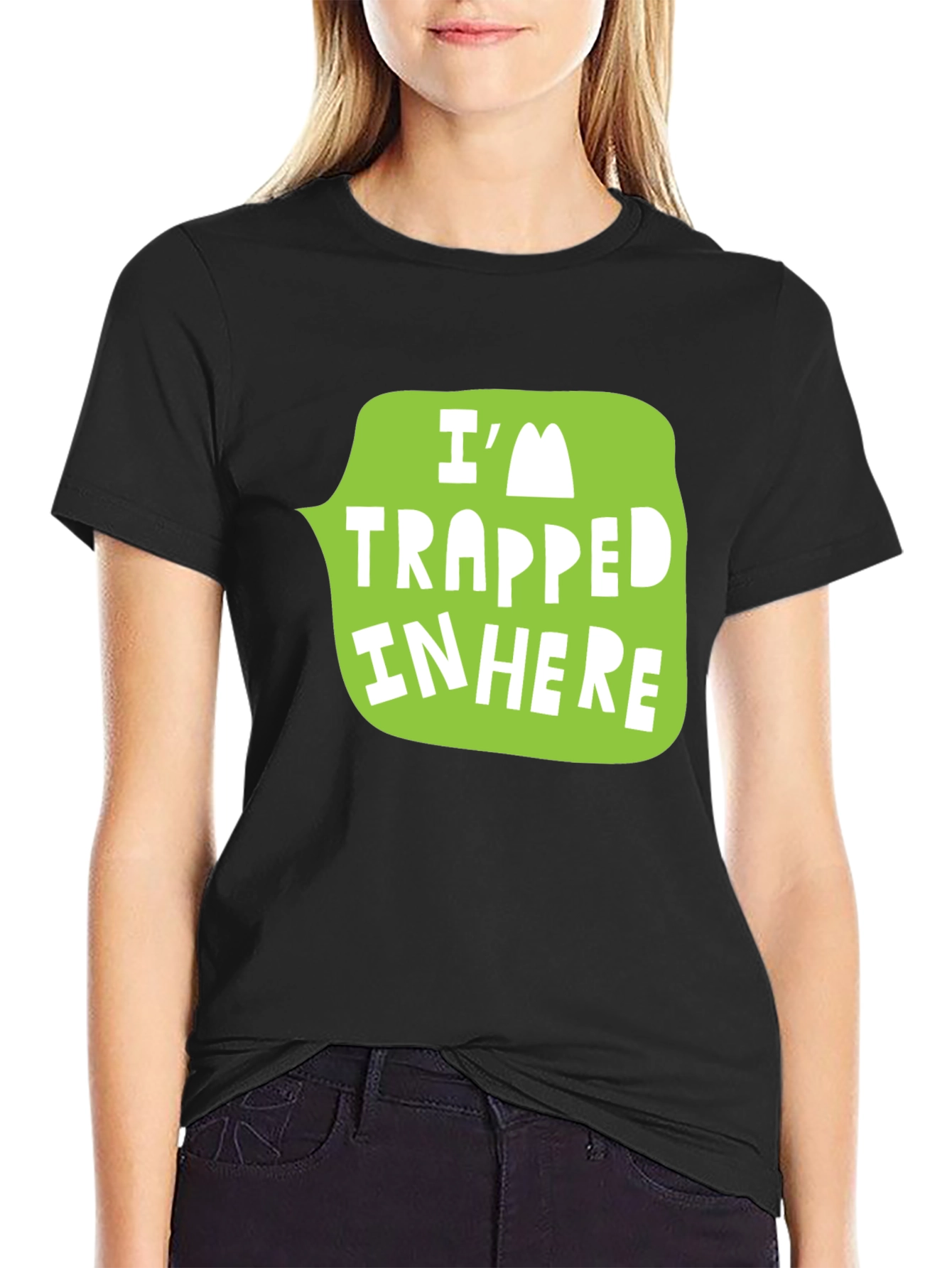 Trapped In Here Graphic Tee - Funny Novelty Shirt