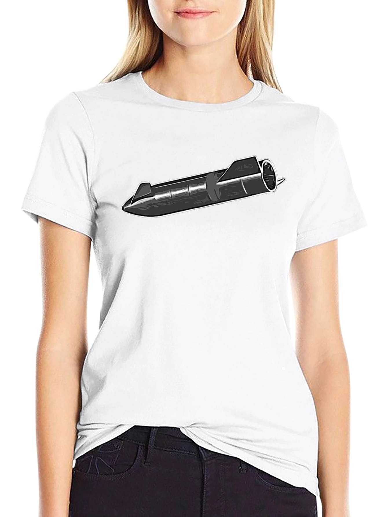 Starship Rocket T-Shirt - Space Exploration