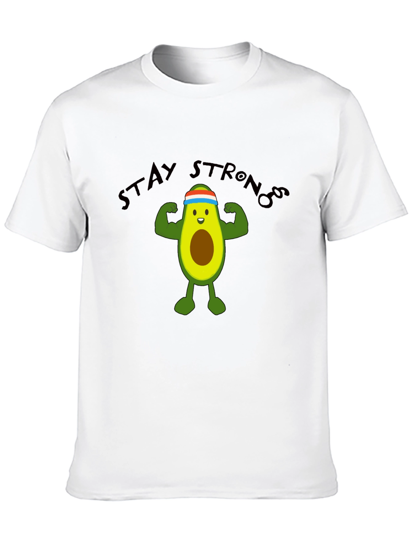 Stay Strong Avocado Graphic Tee