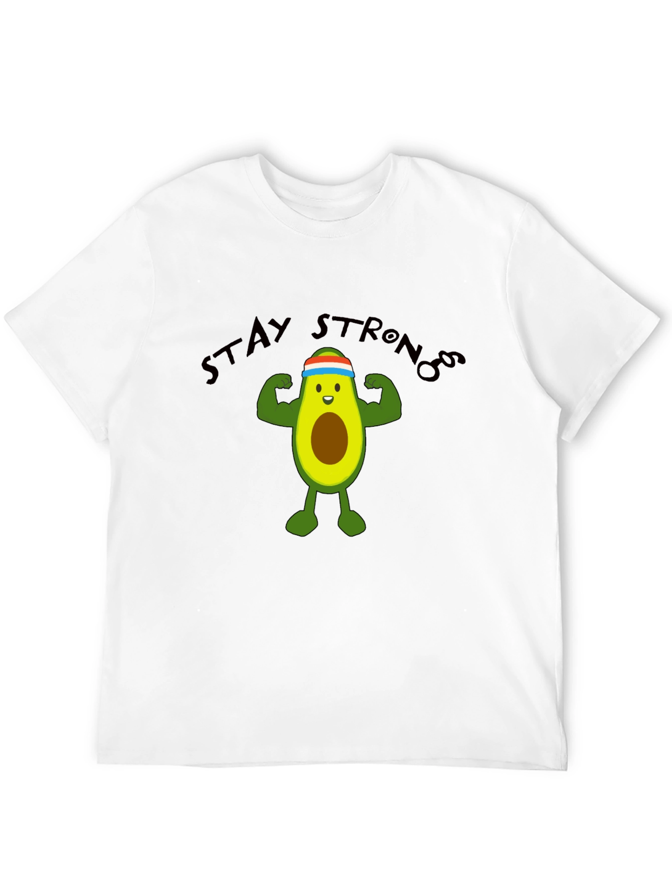 Stay Strong Avocado Graphic Tee