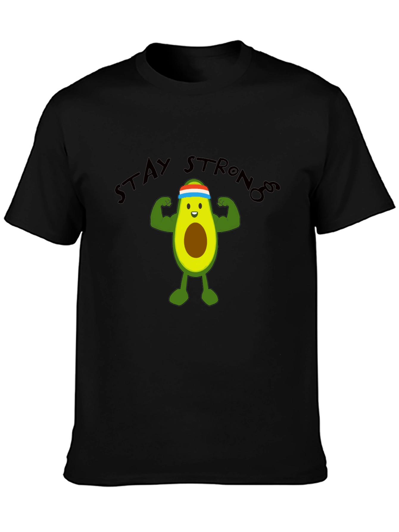 Stay Strong Avocado Graphic Tee