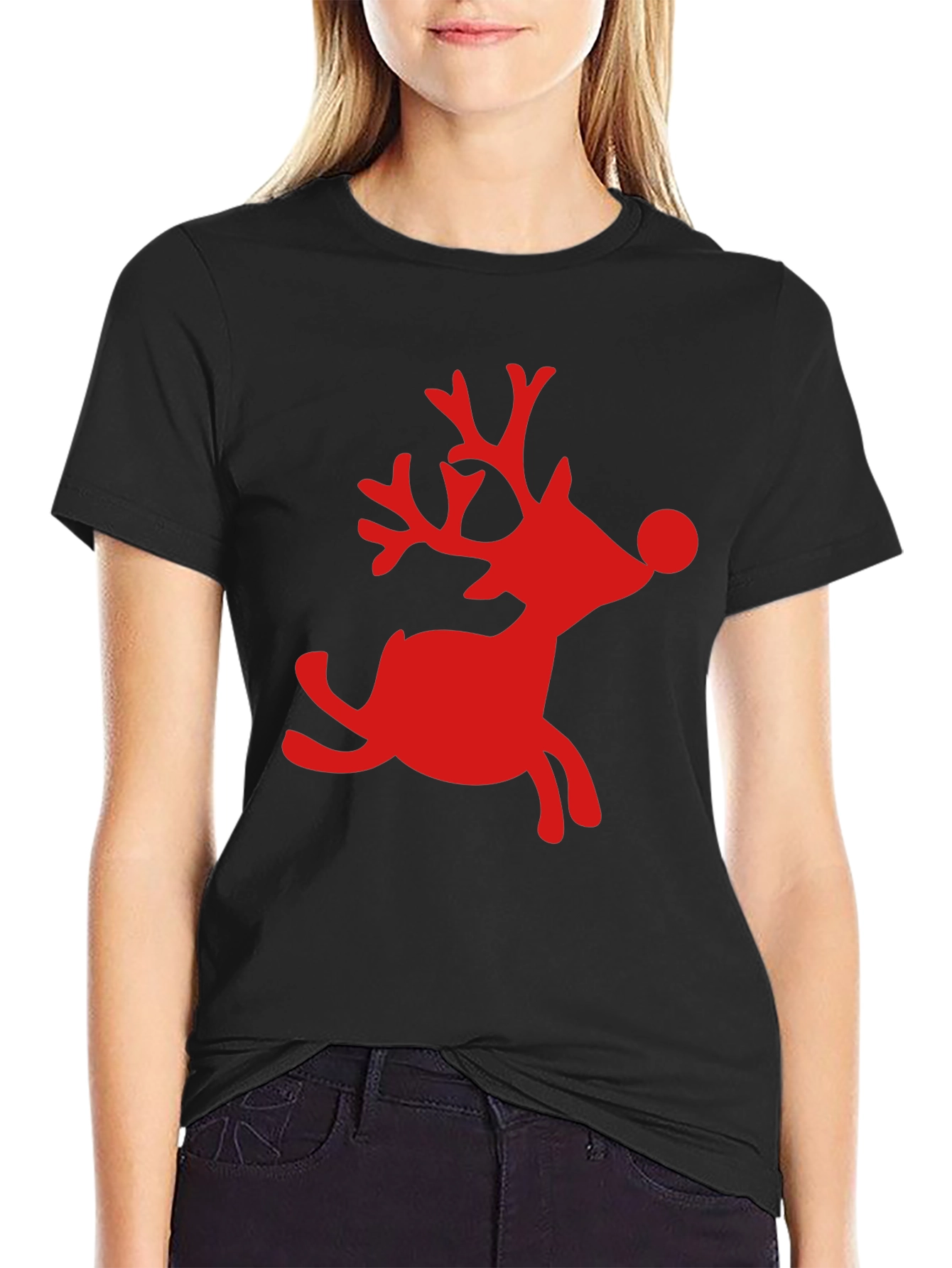 Red Nose Reindeer Christmas T-Shirt