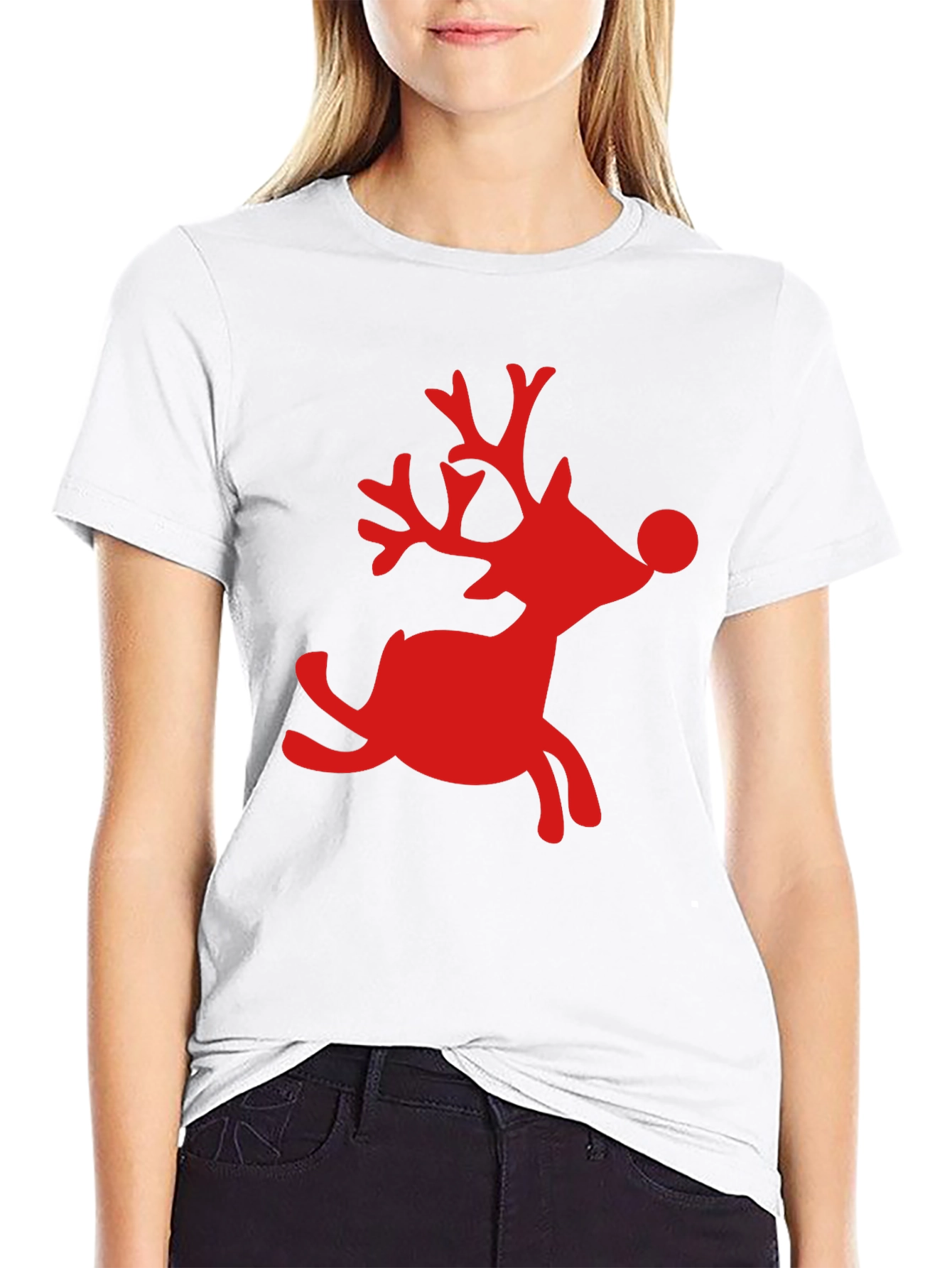 Red Nose Reindeer Christmas T-Shirt