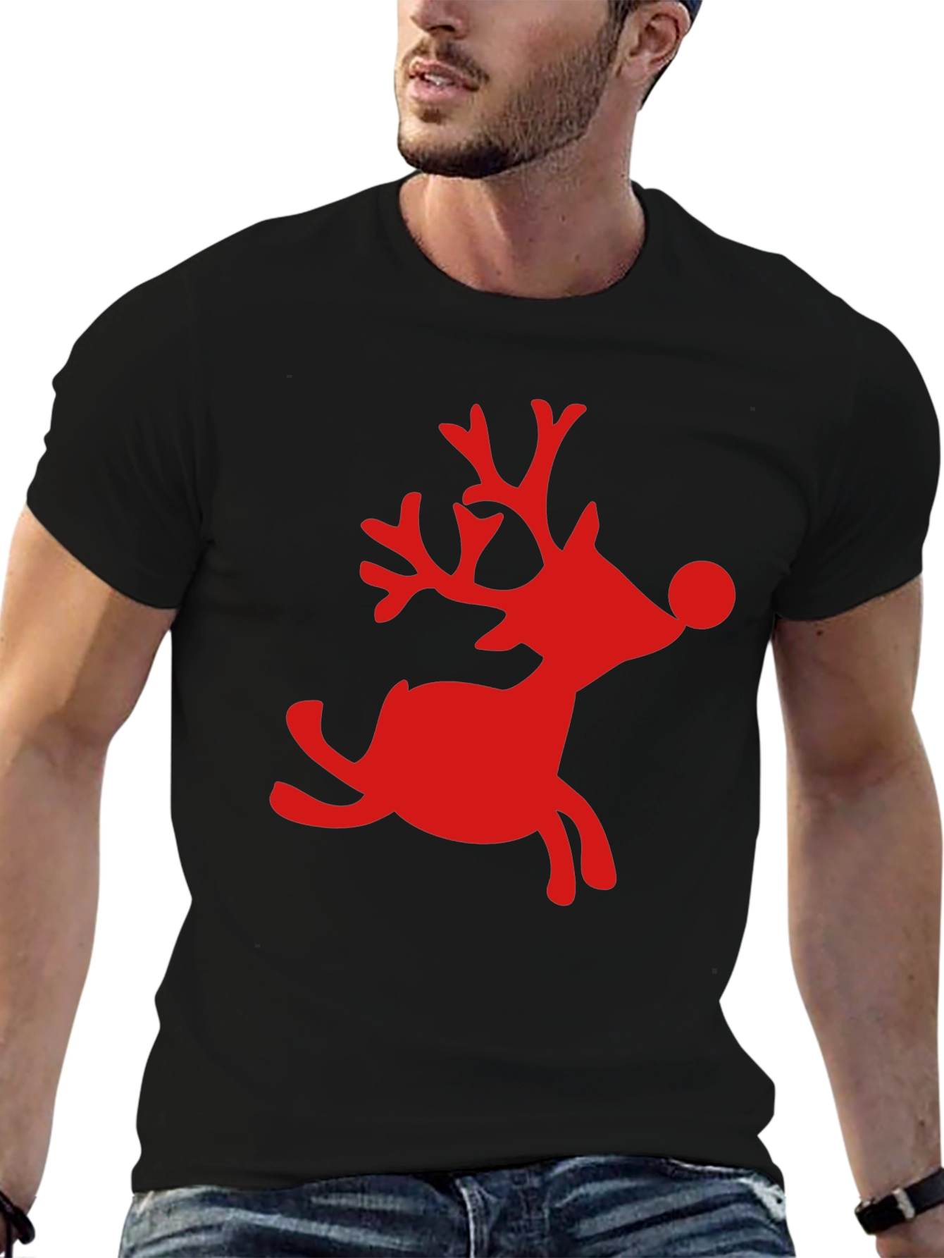 Red Nose Reindeer Christmas T-Shirt