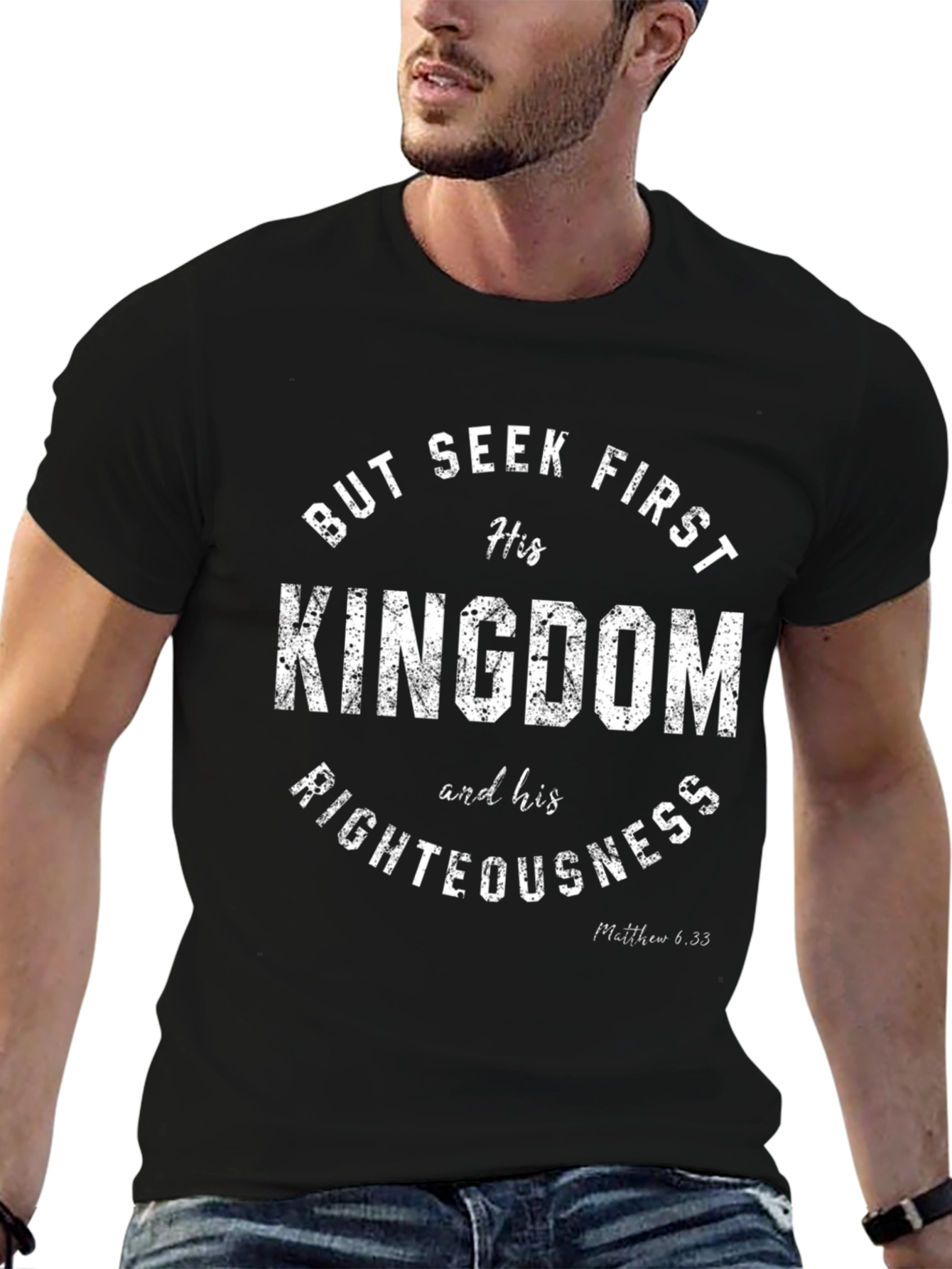 Seek First His Kingdom Christian T-Shirt