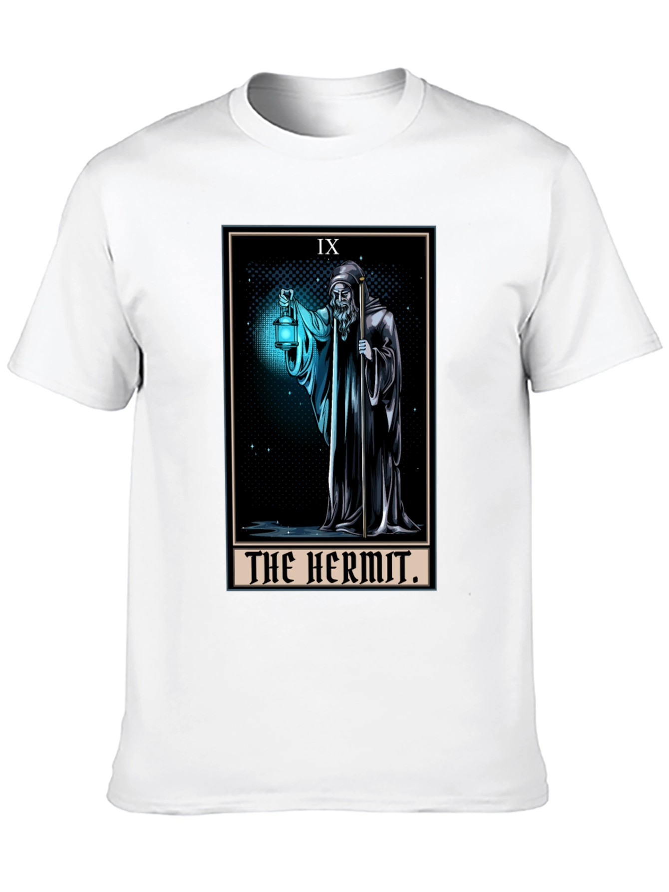The Hermit Tarot Card Graphic T-Shirt - Unisex
