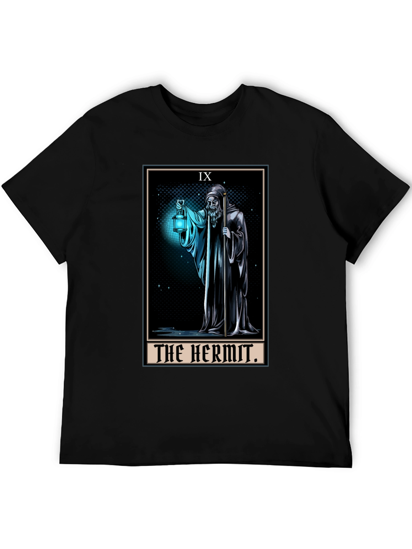 The Hermit Tarot Card Graphic T-Shirt - Unisex