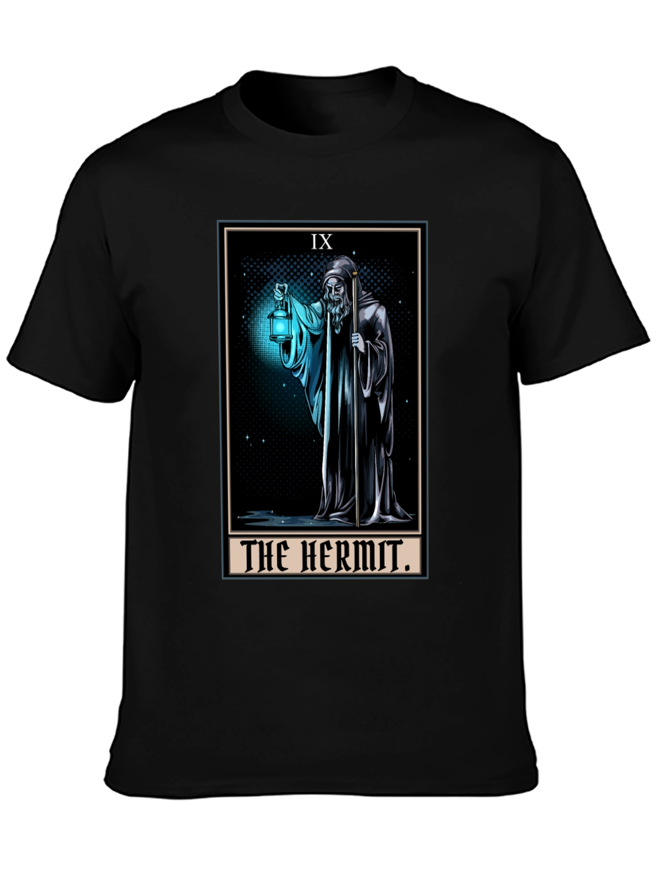 The Hermit Tarot Card Graphic T-Shirt - Unisex