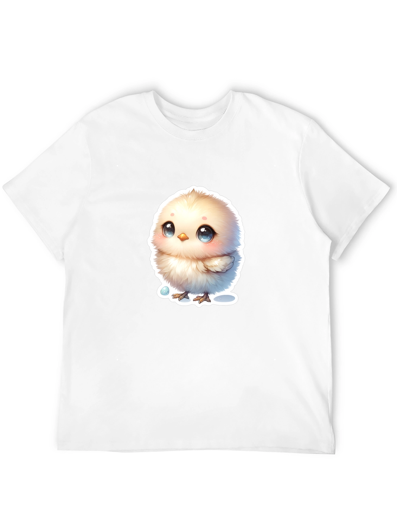 Cute Chick Graphic T-Shirt - Black