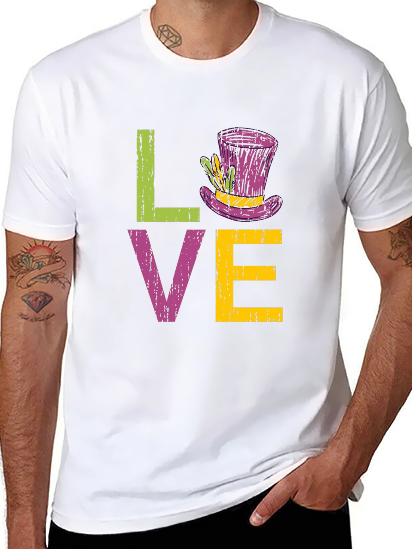 Mardi Gras LOVE T-Shirt