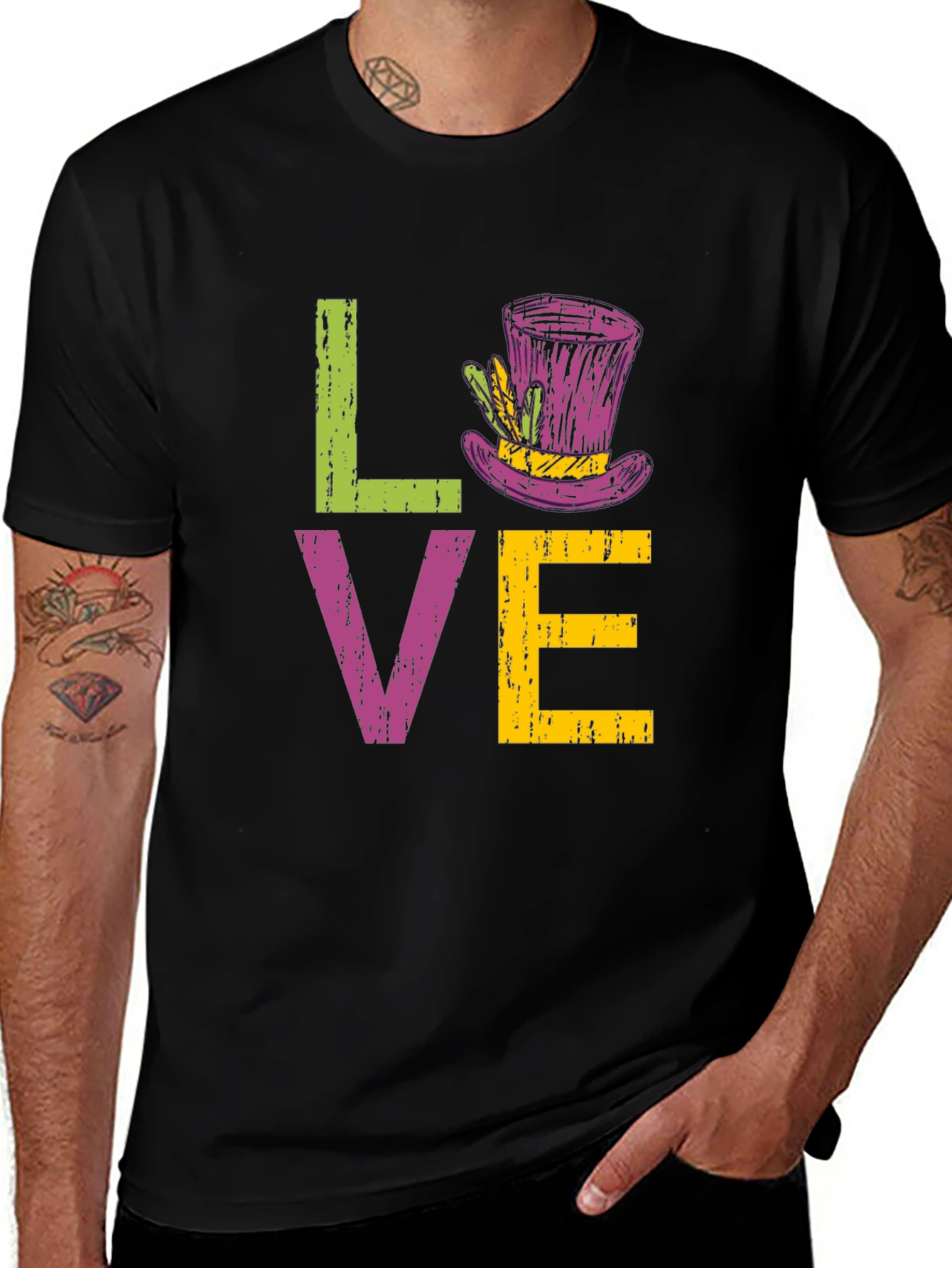 Mardi Gras LOVE T-Shirt