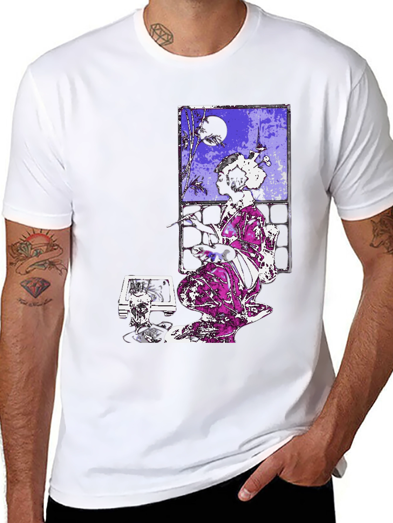 Geisha in the Machine T-Shirt